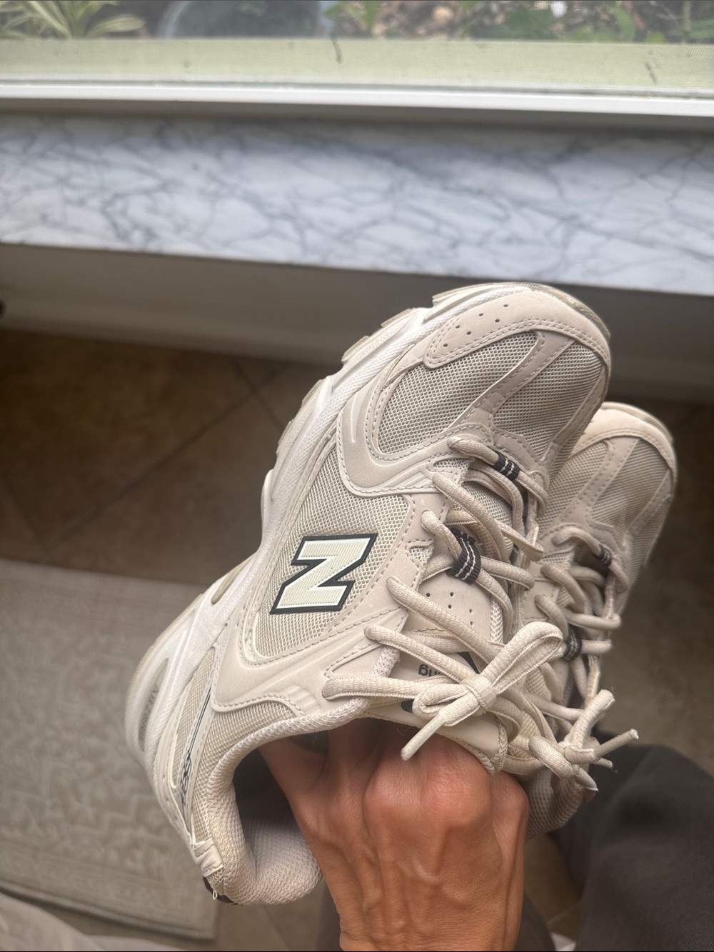New Balance Beige/Tan 530 Athletic Sneakers - Picture 4 of 6